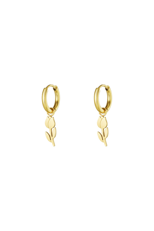 tulip earrings