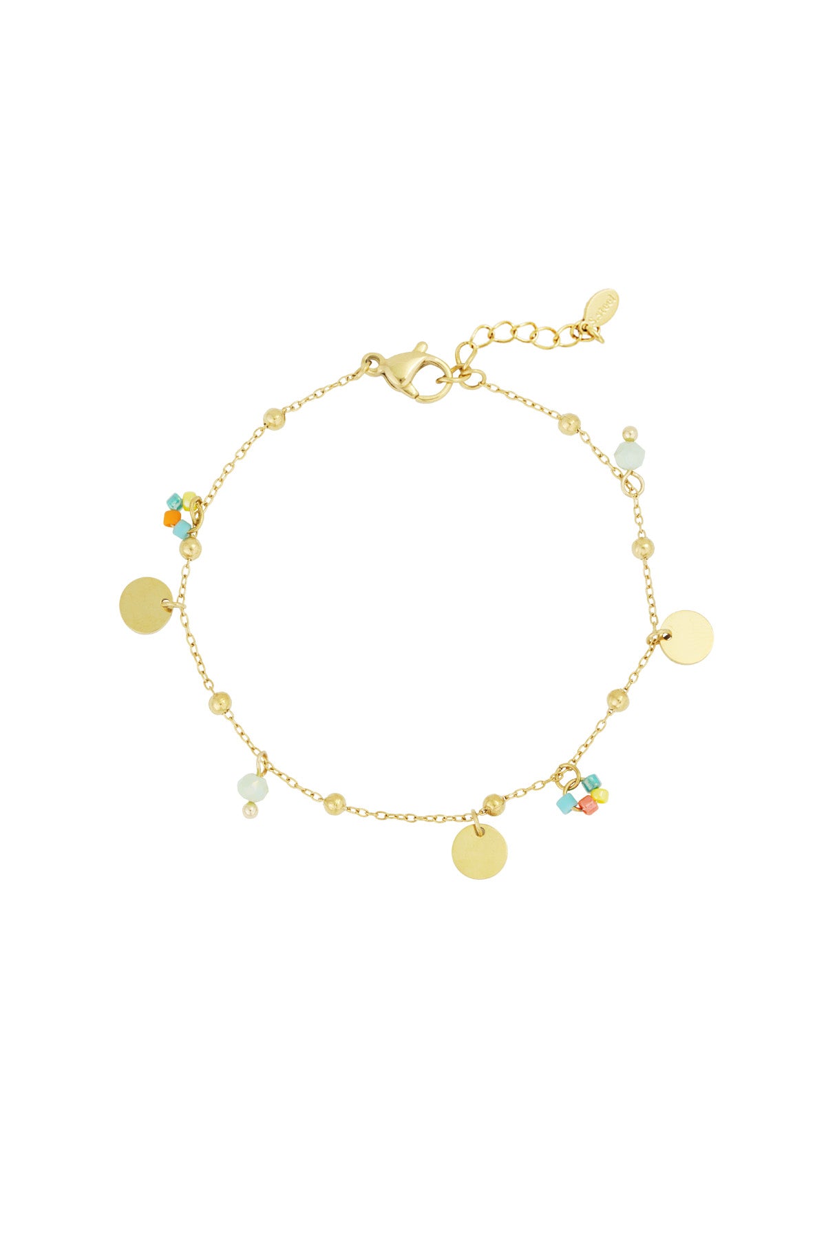 color pop coins bracelet
