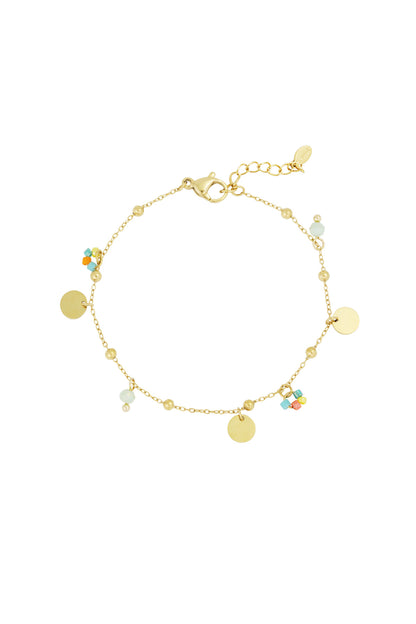 color pop coins bracelet