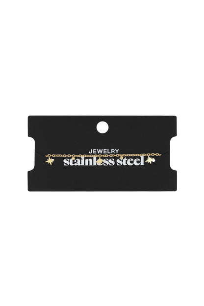 shining stars bracelet - Gold color hallmark