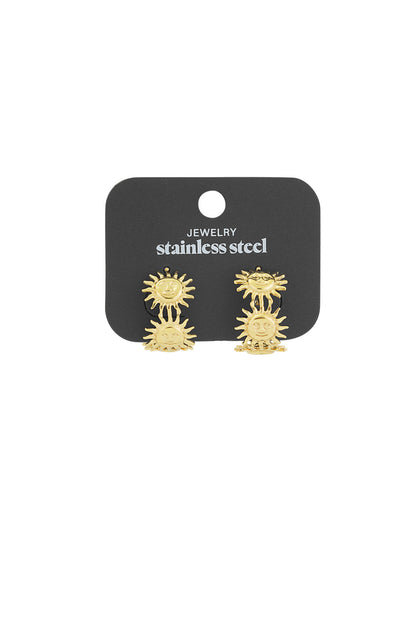 golden rays earrings