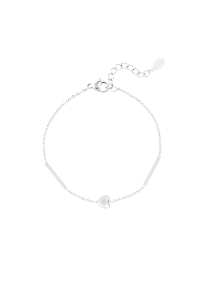 bracelet simple heart