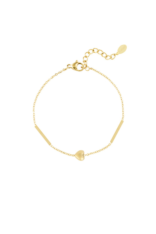 bracelet simple heart