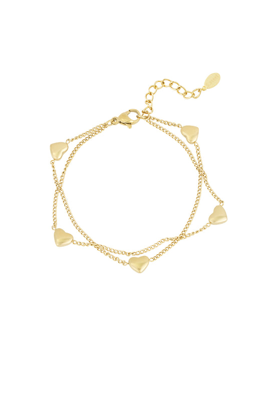 lots of hearts bracelet