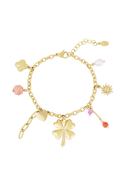 good luck babe charm bracelet