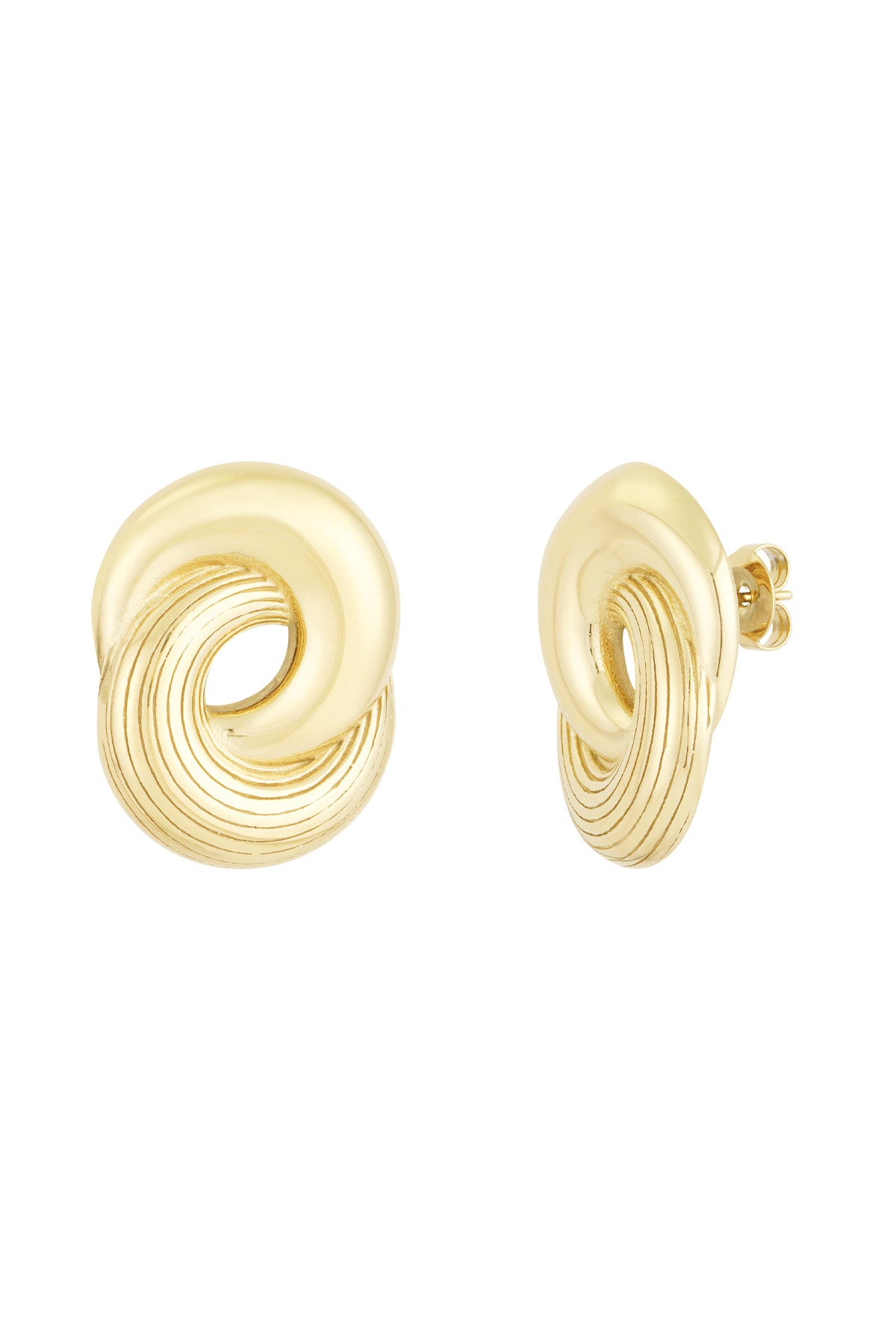 circle fusion earrings