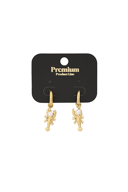 lobster earrings
