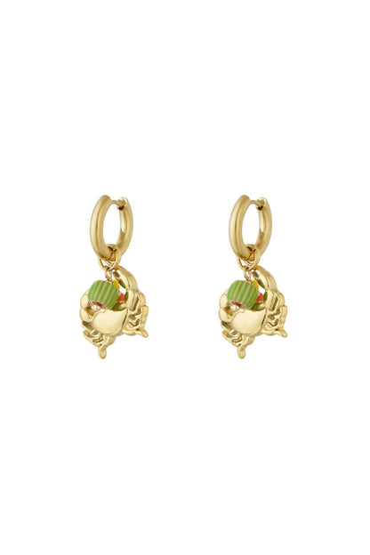 crab earrings