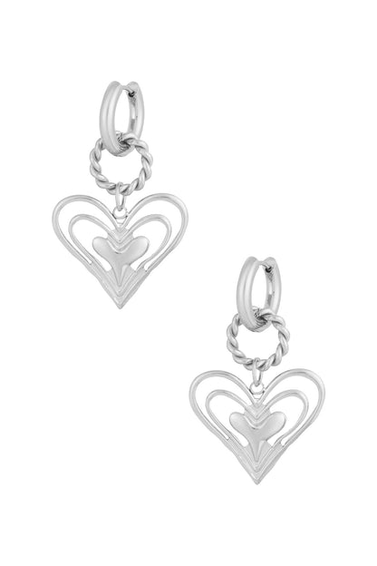 Earrings what's love - Gold colored
