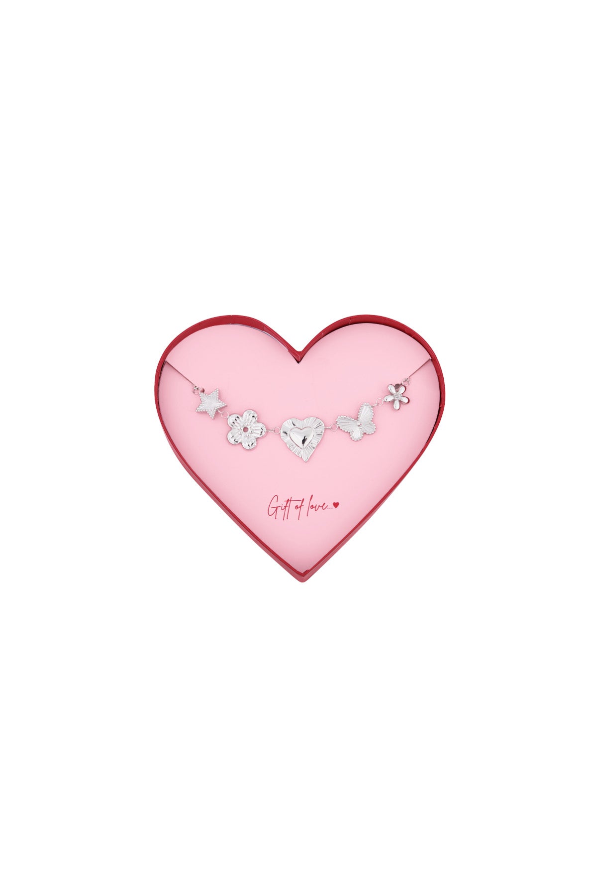 gift of love stainless steel butterfly love bracelet