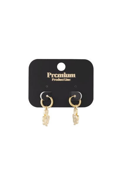 four-leaf clover earrings