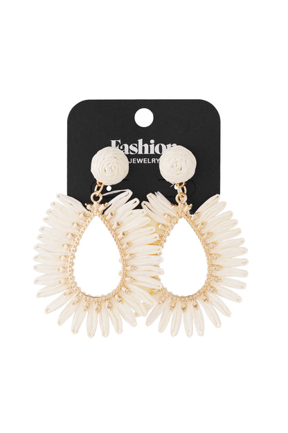 Spring Vibes Earrings - Off White