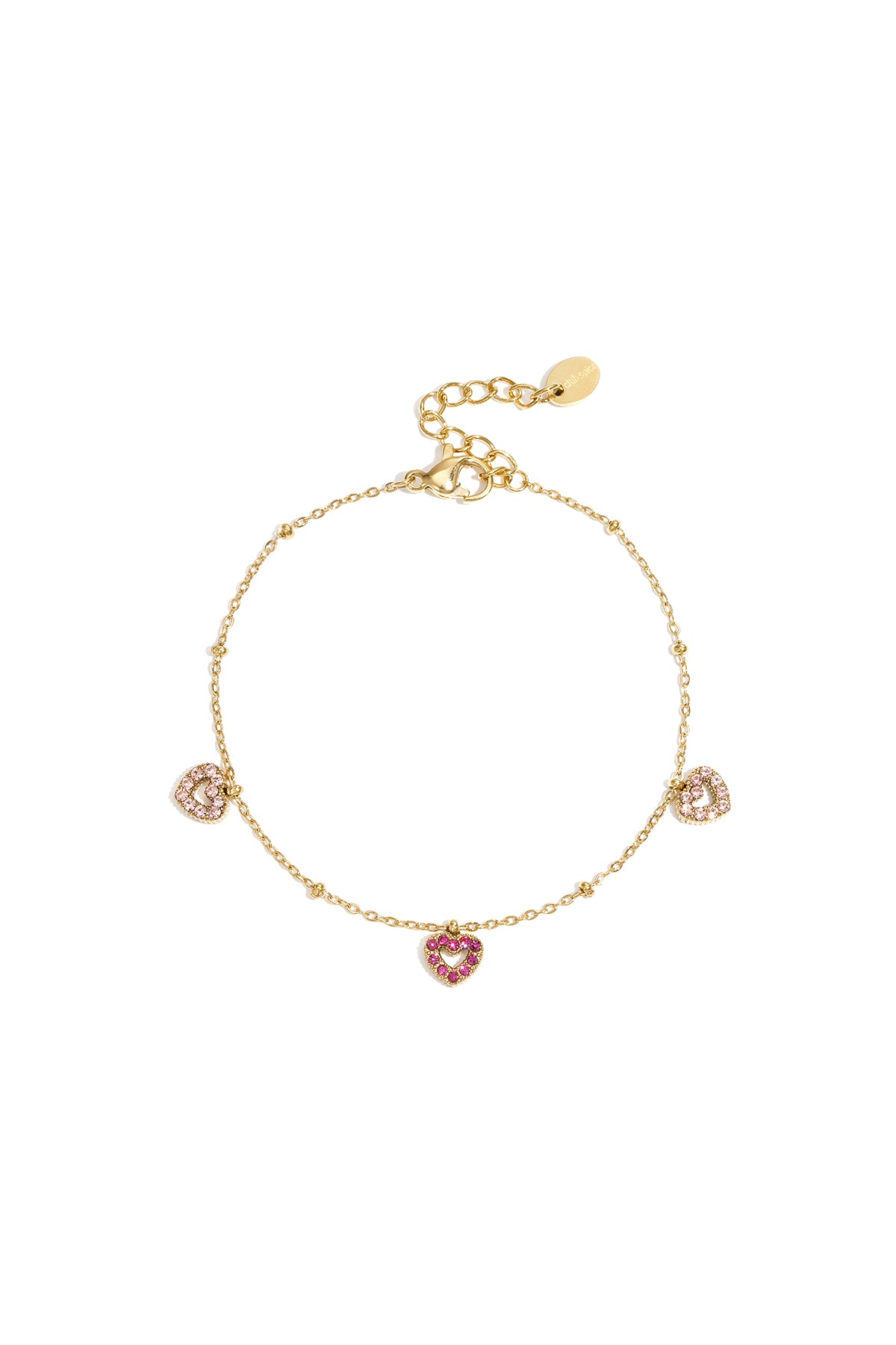 Stainless Steel Charm Bracelets Heart Simple Daily Simple Series Women's jewelry