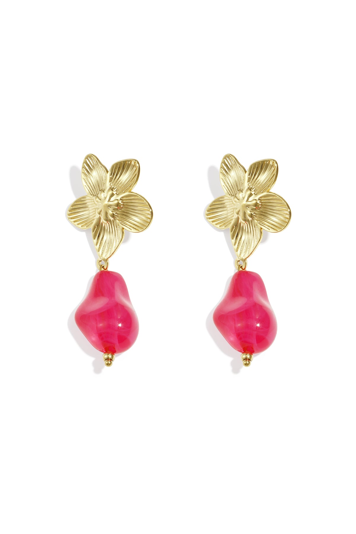 Acrylic Drop Earrings Flower Casual Daily Simple Series Women's jewelry