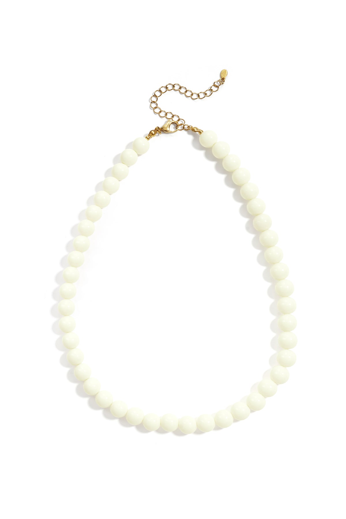 Bold beaded necklace 10mm