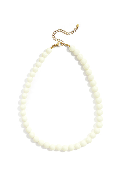 Bold beaded necklace 10mm