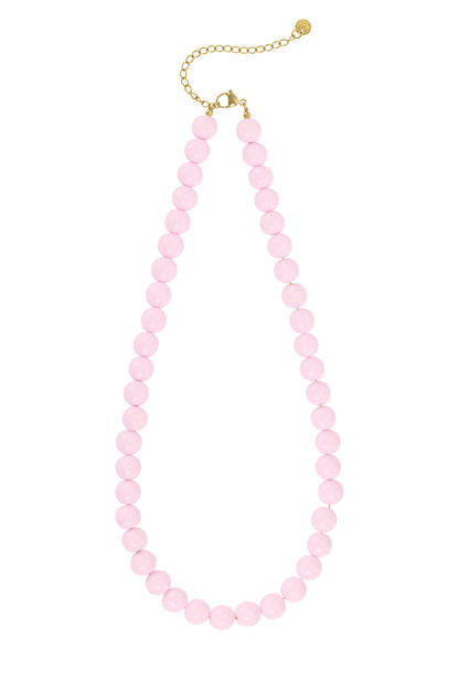 Bold beaded necklace 10mm