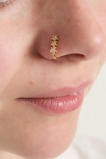 Nose and ear cuff starry