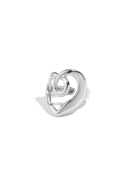 Stainless Steel Statement Rings irregular shape Casual Daily Simple Series Women's jewelry
