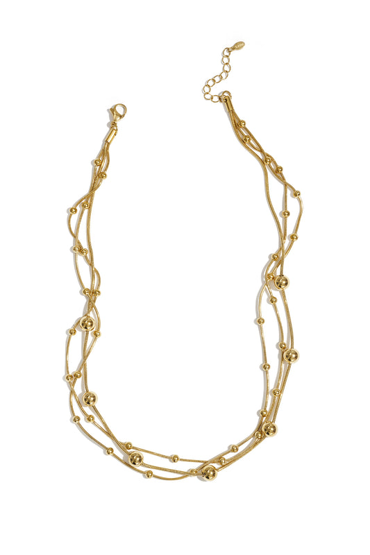 Stainless Steel Layered Necklaces Simple Daily Simple Series Women's jewelry