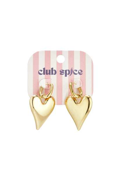 Stainless Steel Drop Earrings Heart Casual Daily Simple Series Women's jewelry
