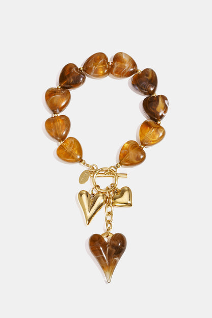 Acrylic Beaded Bracelets Heart Casual Gathering/Party Romantic Series Women's jewelry