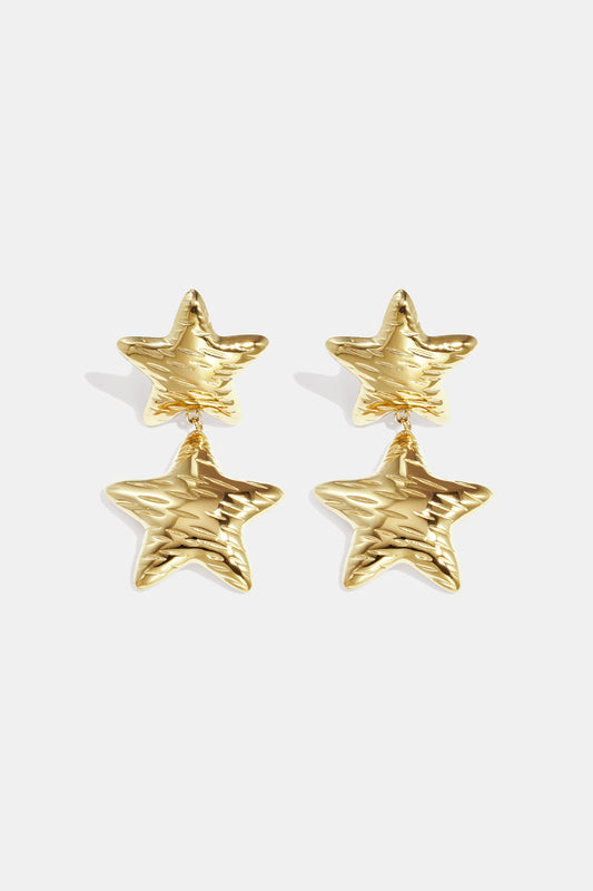 Stainless Steel Drop Earrings Star Casual Daily Simple Series Women's jewelry
