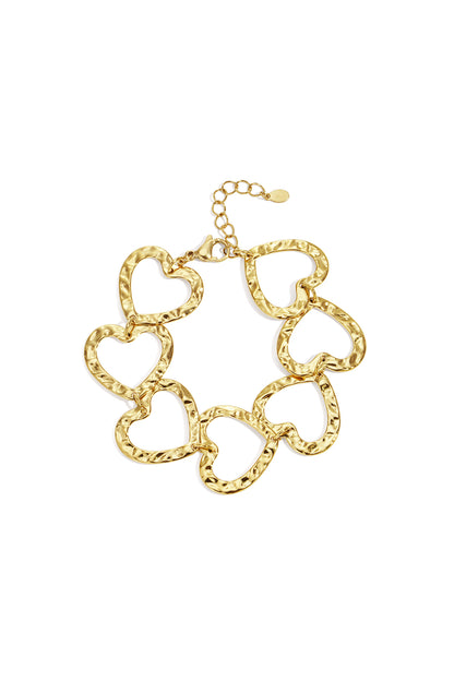 Stainless Steel Chain Bracelets Heart Casual Daily Simple Series Women's jewelry