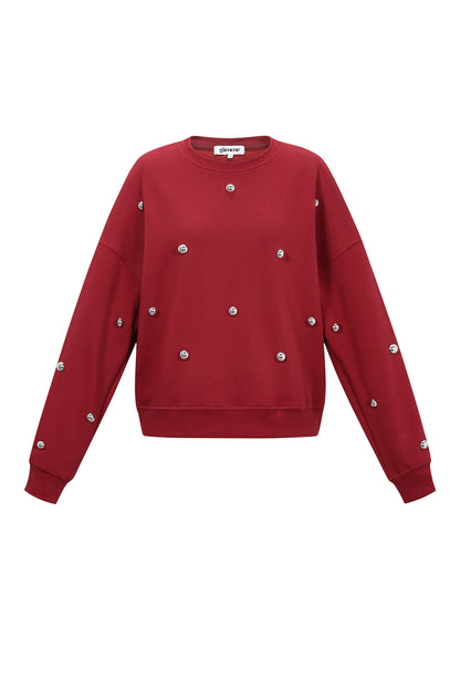 Sweater with studs