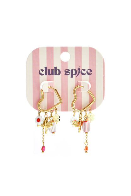 Stainless Steel Drop Earrings Heart Sweet Holiday/Beach Romantic Series Women's jewelry