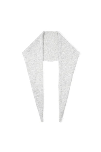 Minimalist Solid Color Triangle Scarf