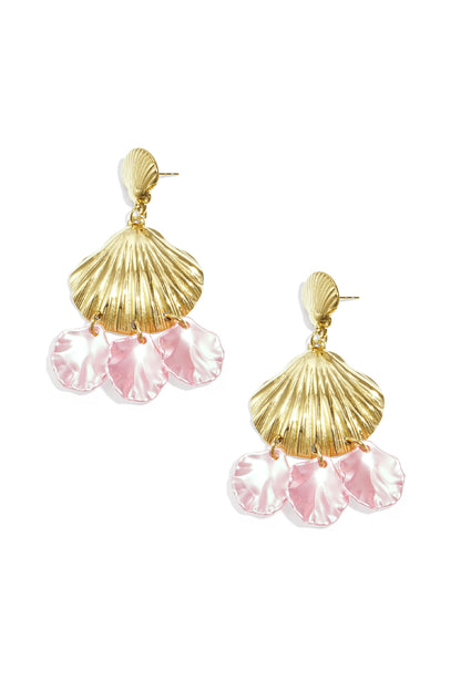 Stainless Steel Dangle Earrings shell Casual Daily Simple Series Women's jewelry