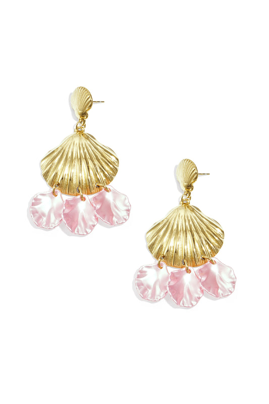Stainless Steel Dangle Earrings shell Casual Daily Simple Series Women's jewelry