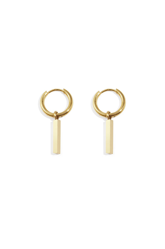 Stainless Steel Drop Earrings rectangle Casual Daily Simple Series Women's jewelry