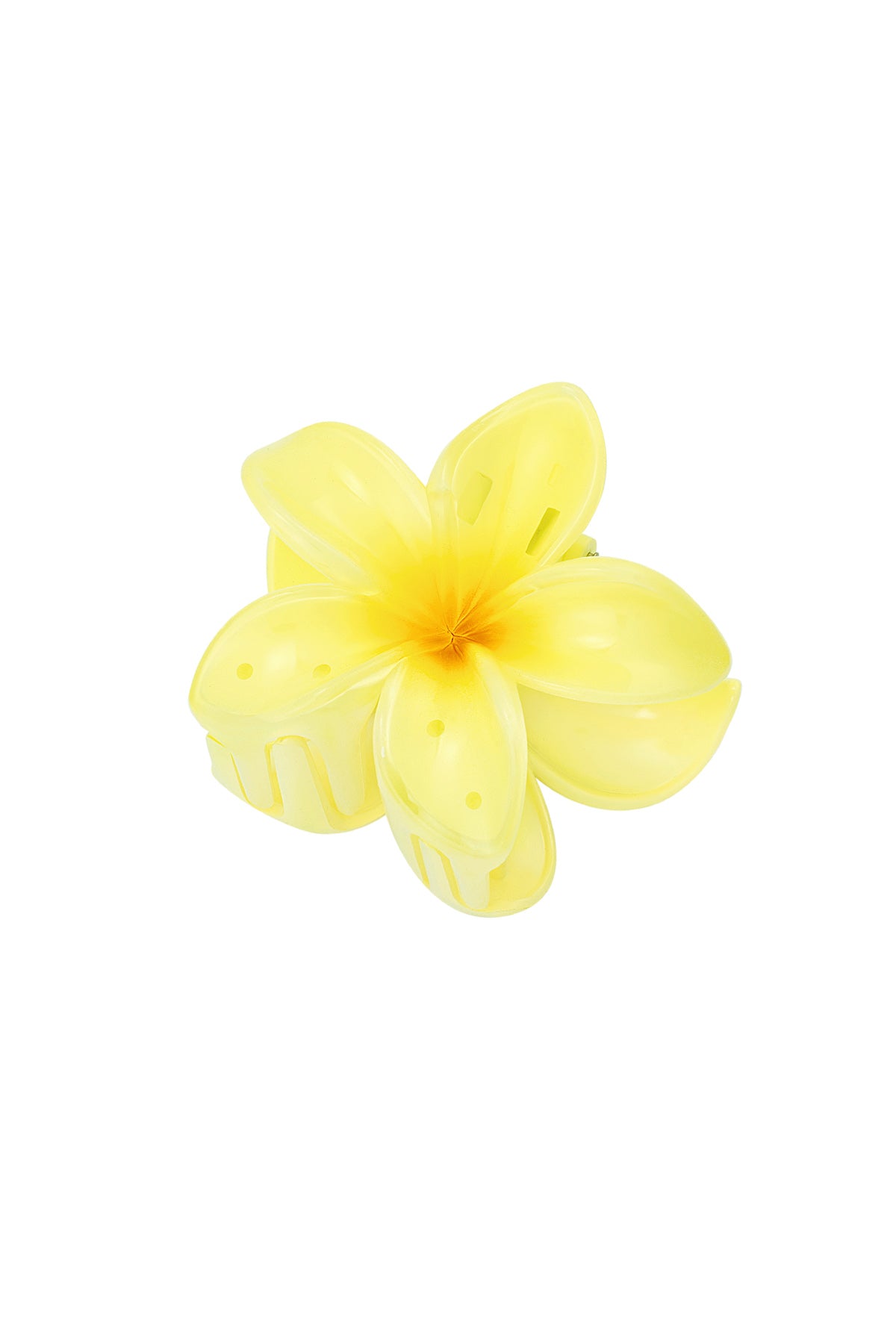 Hair clip with gradient flower Hawaii love