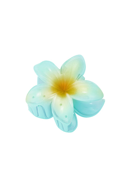Hair clip with gradient flower Hawaii love