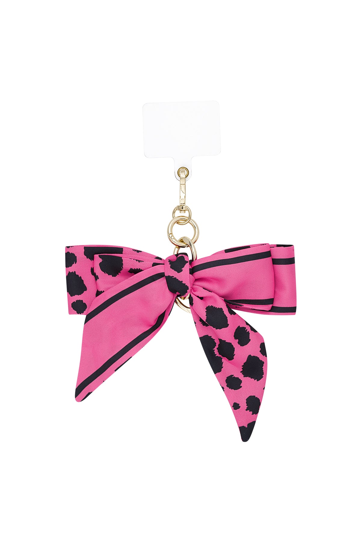 phone cord bow perfection-beige 