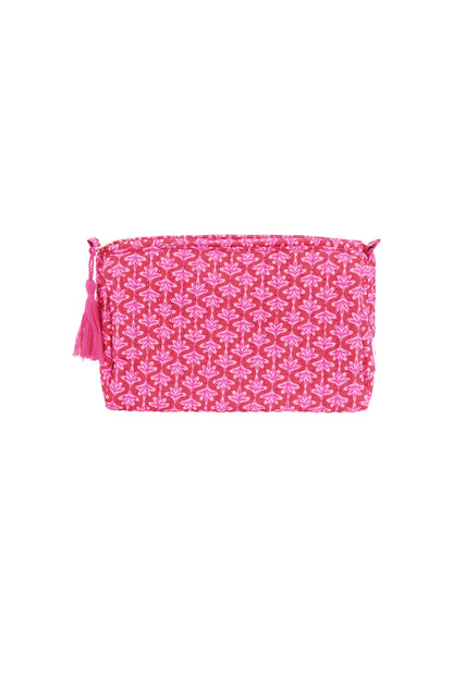 Floral makeup bag medium