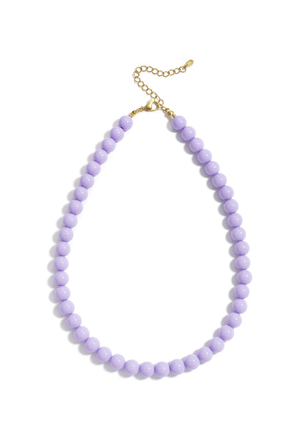 Bold beaded necklace 10mm