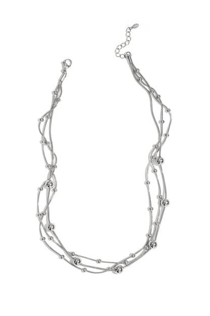 Stainless Steel Layered Necklaces Simple Daily Simple Series Women's jewelry