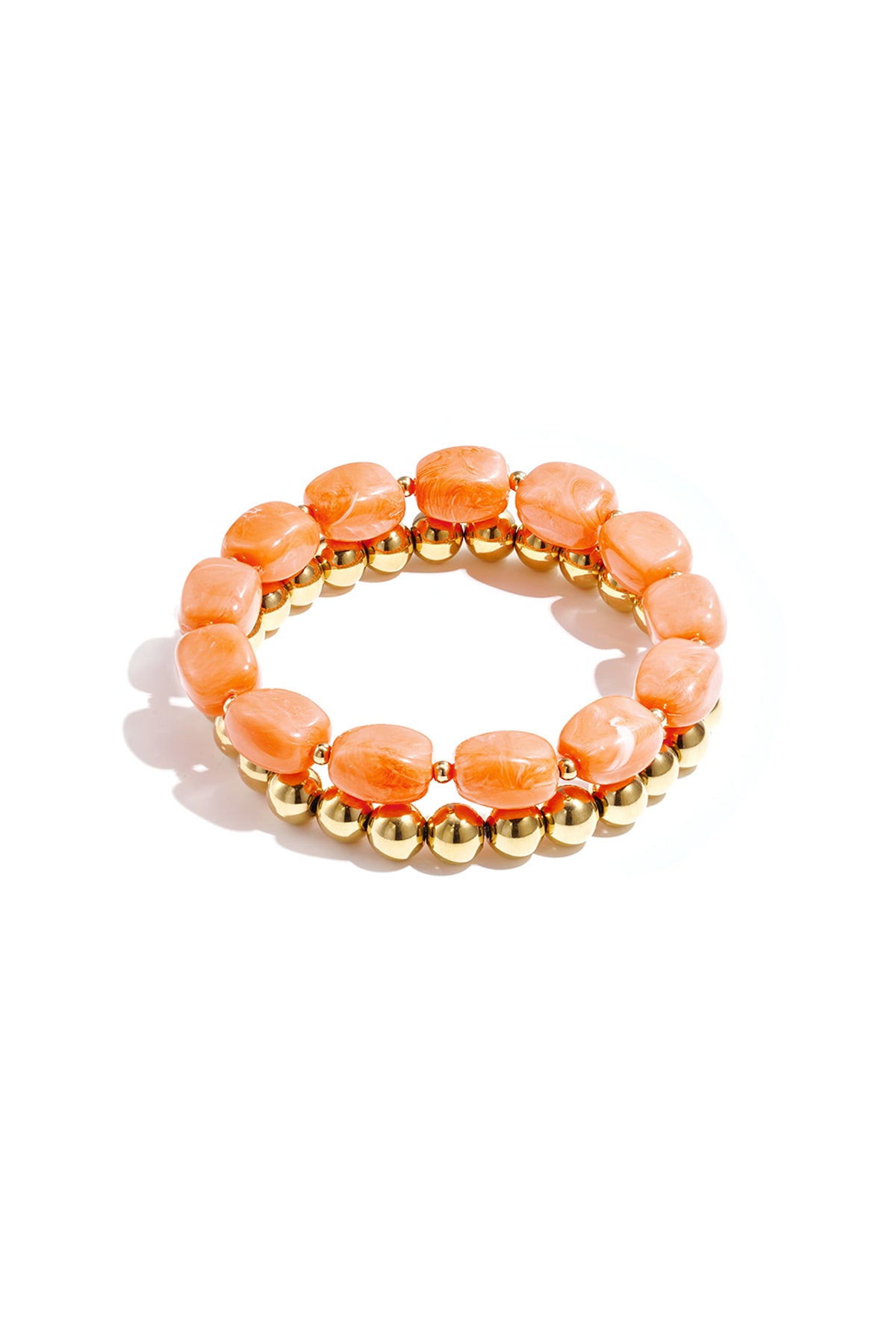 Stainless Steel Beaded Bracelets Beads Casual Daily Simple Series Women's jewelry