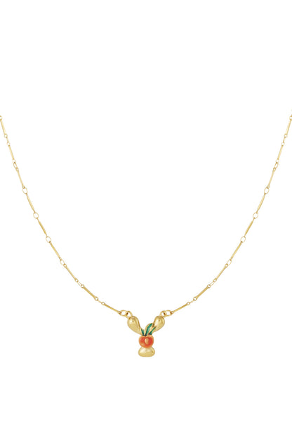 Happy Initials necklace with charms