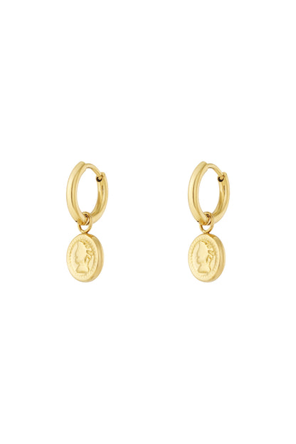 Muse coins earrings