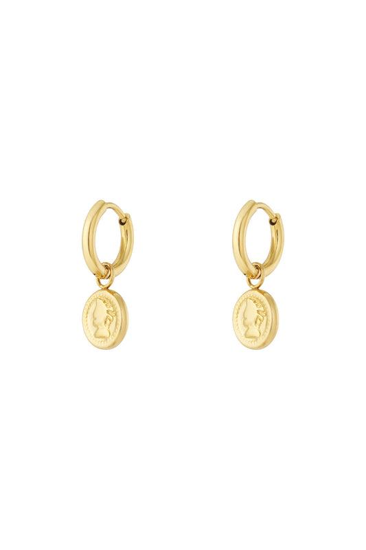 Muse coins earrings