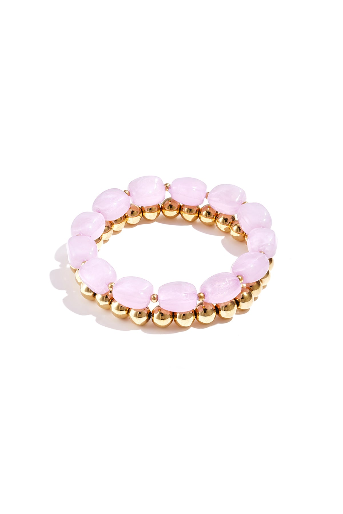 Stainless Steel Beaded Bracelets Beads Casual Daily Simple Series Women's jewelry
