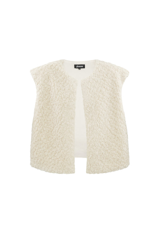 Woven Polyester Fiber Women's Vest Casual Solid Color Fall/Winter