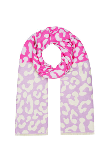 Winter scarf leopard lover