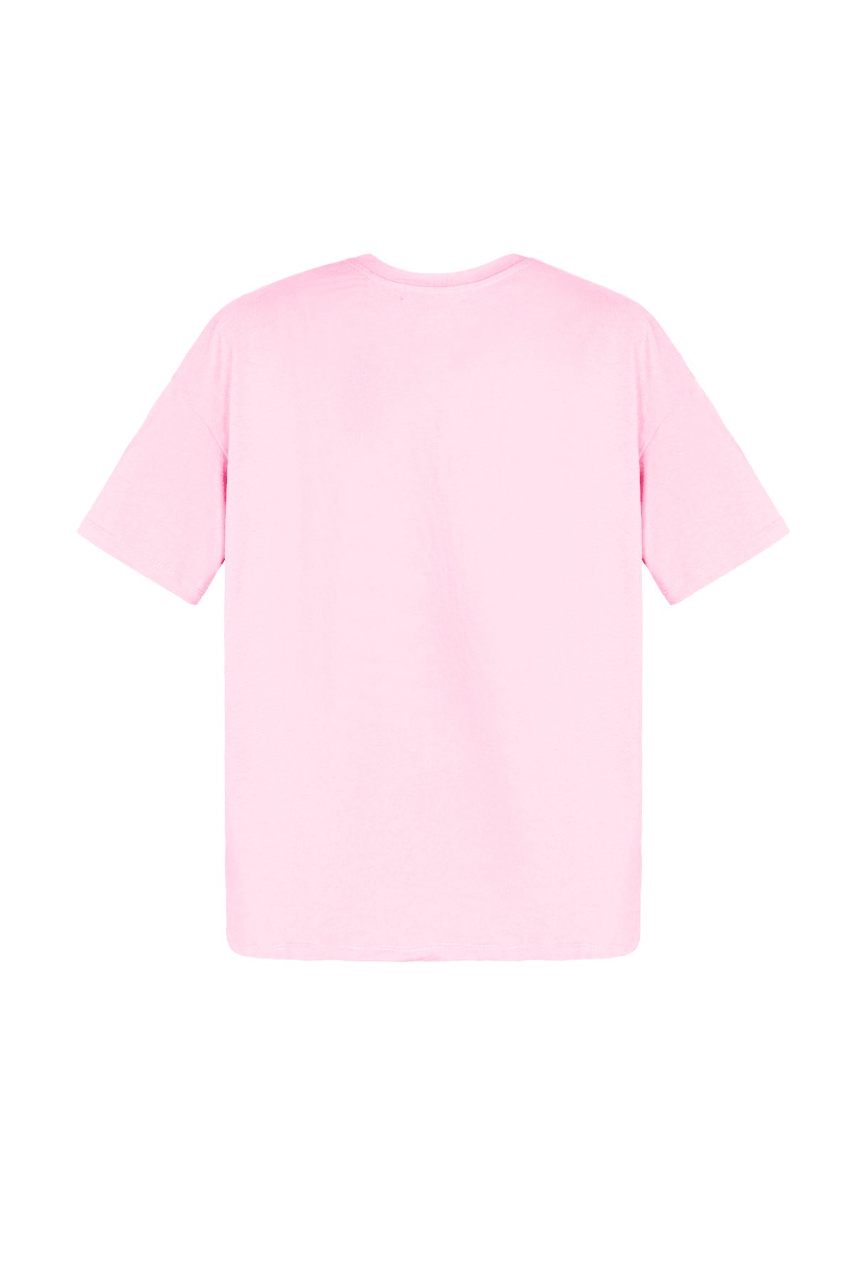 Cotton Women's T-shirt Oversized Minimalist Logo