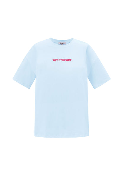 Knitted Women's T-shirt Casual Letters