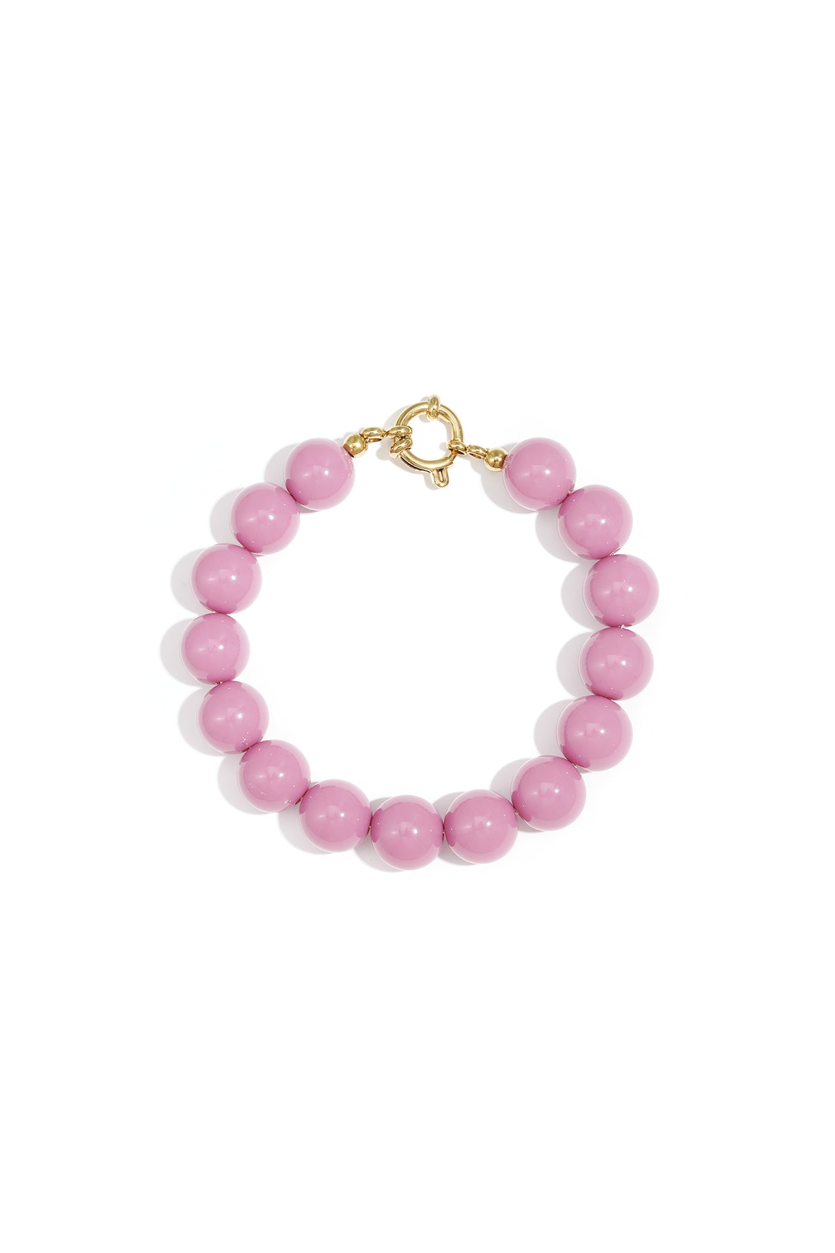 Resin Beaded Bracelets Beads DIY Daily Simple Series Women's jewelry-12mm